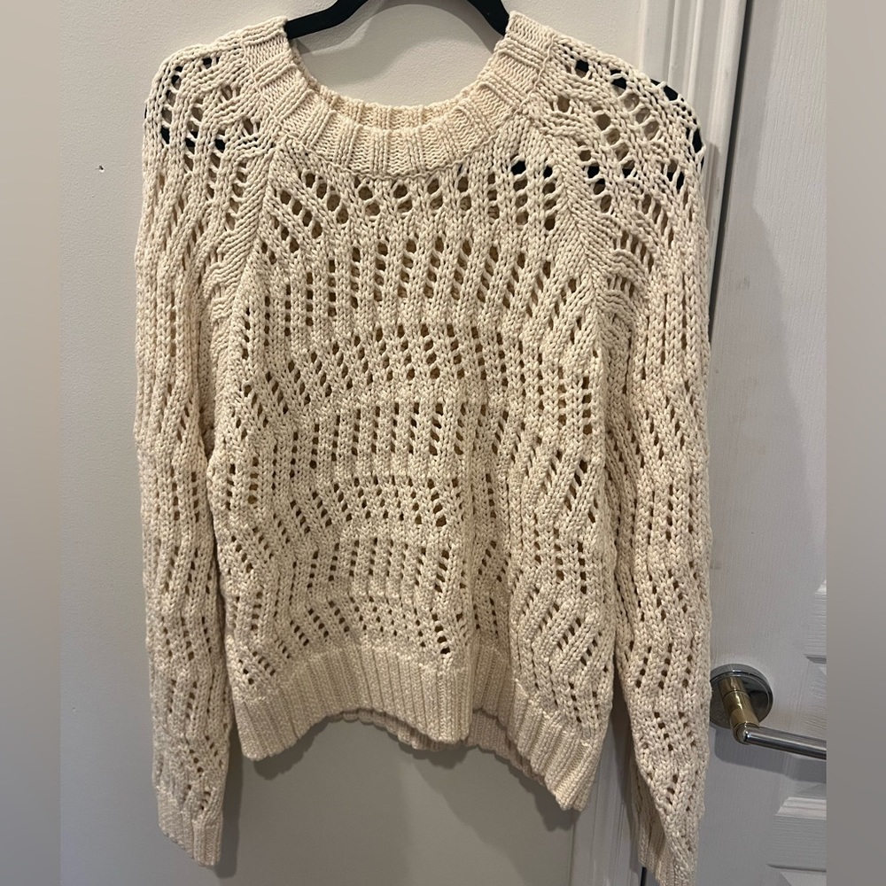 American Eagle open work sweater